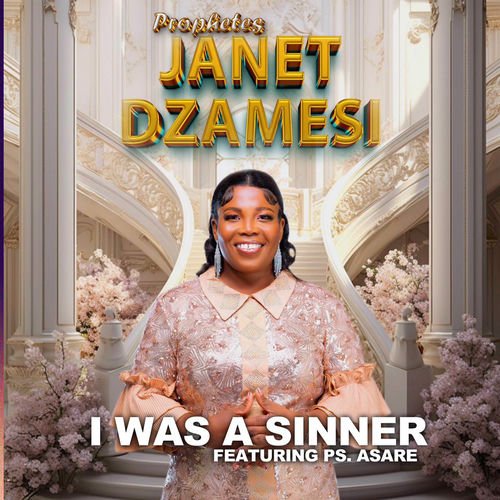 Prophetess Janet Dzamesi promoting her new gospel single titled I Was A Sinner which highlights her journey of repentance, grace and spiritual transformation.